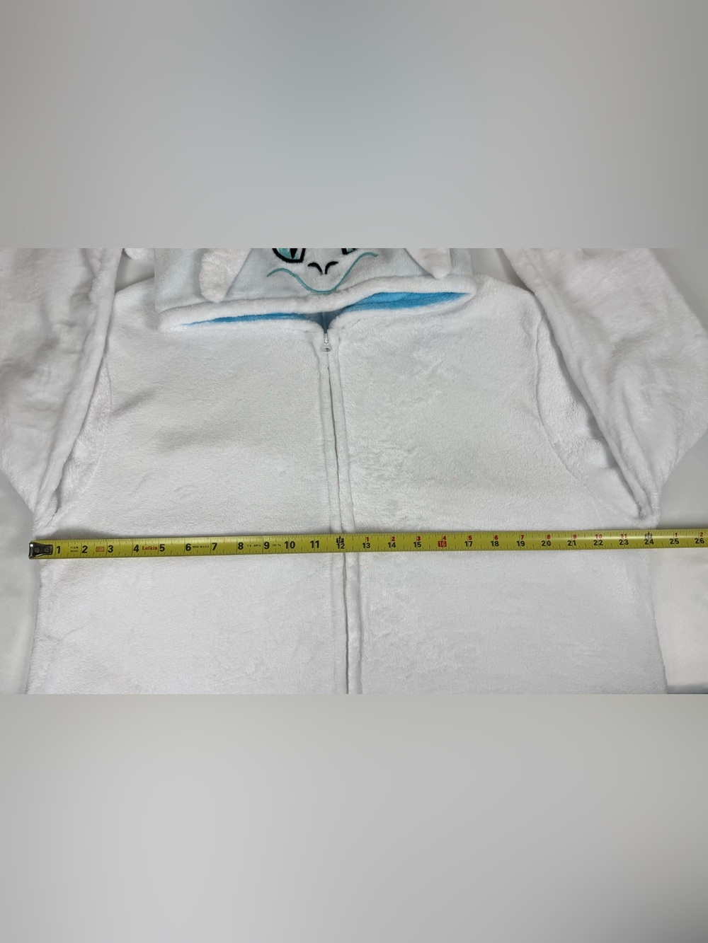 Unisex Dragon Onesie Costume White Medium Blokecore Inspired Cozy Style - Picture 13 of 13